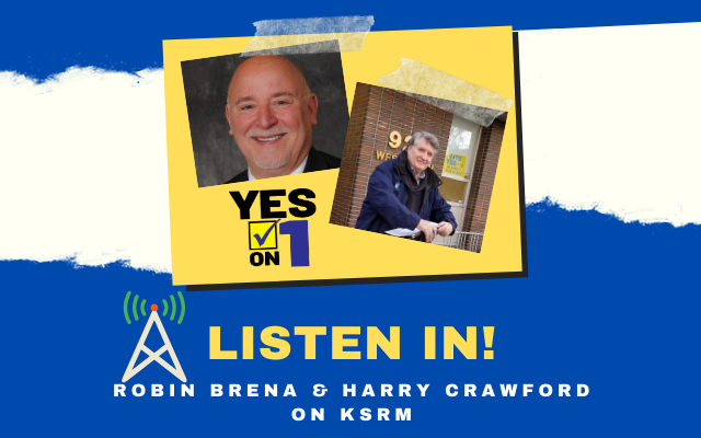 Harry Crawford and Robin Brena on KSRM Radio